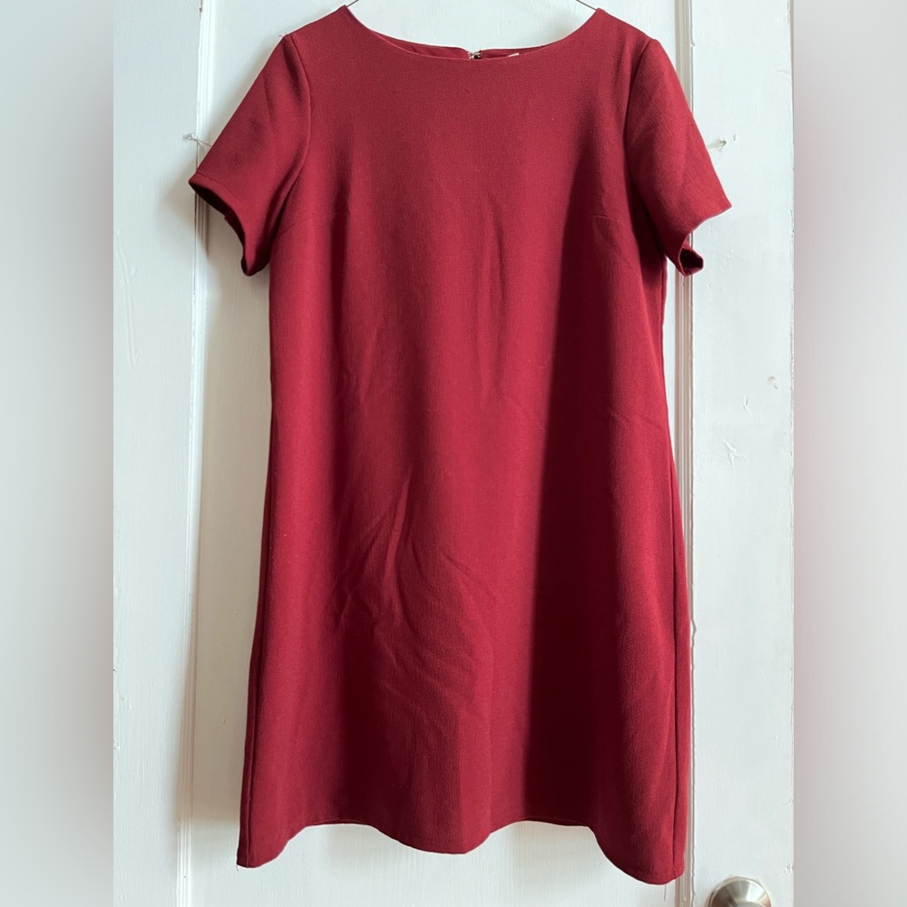 Cranberry sheath dress from Charming Charlie, sized M